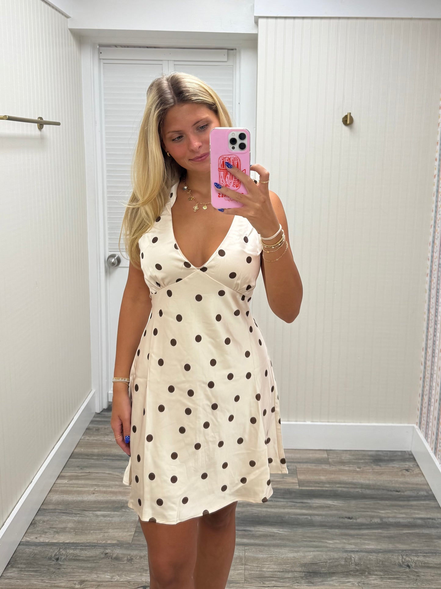 Shoulder Bowtie Mini Dress