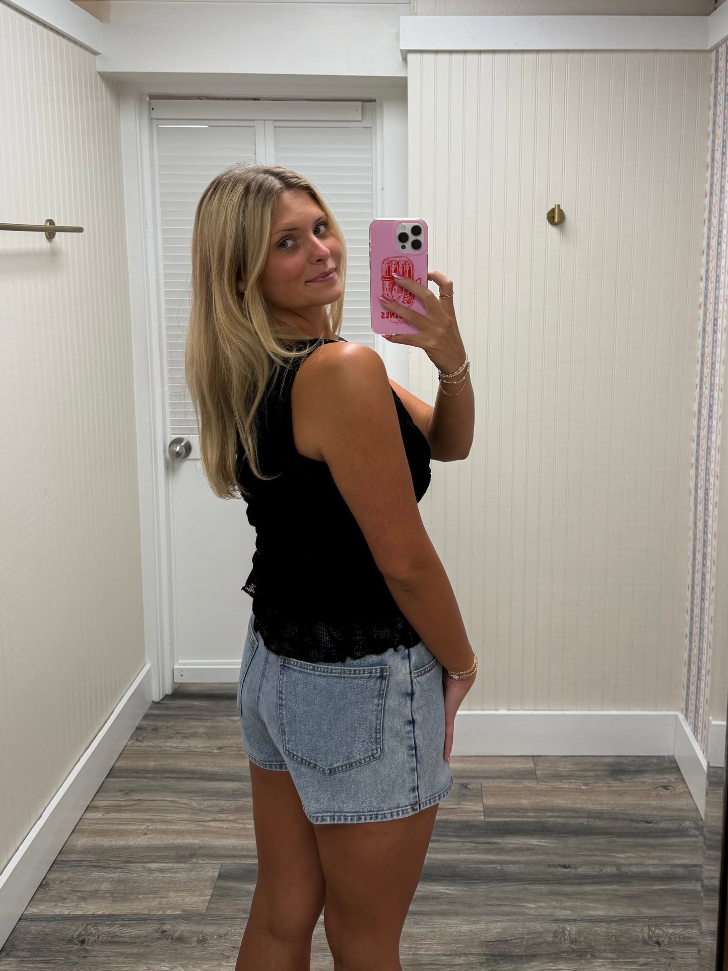 Black Lace Top