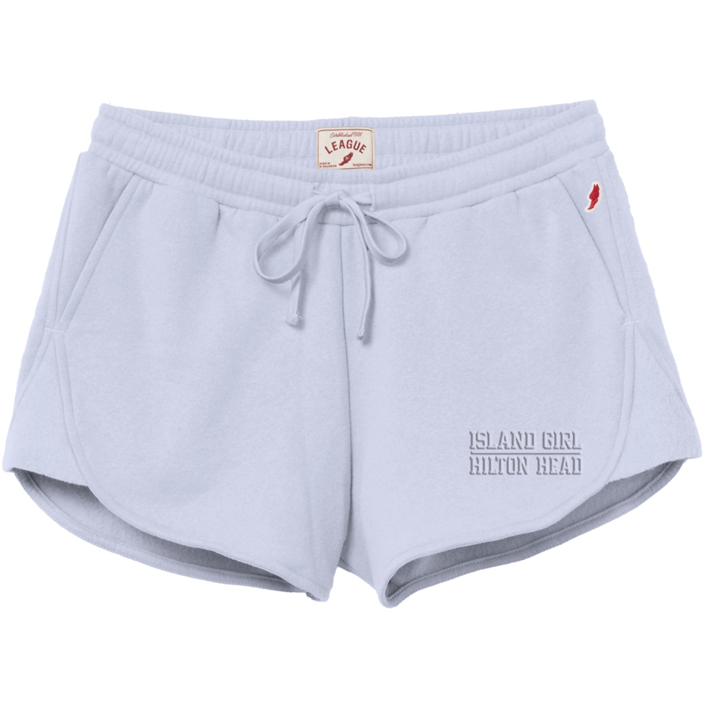 Reverse Fleece Short Island Girl