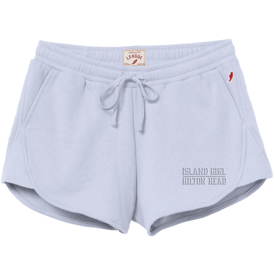 Reverse Fleece Short Island Girl