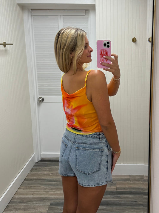 Twist Mesh Top