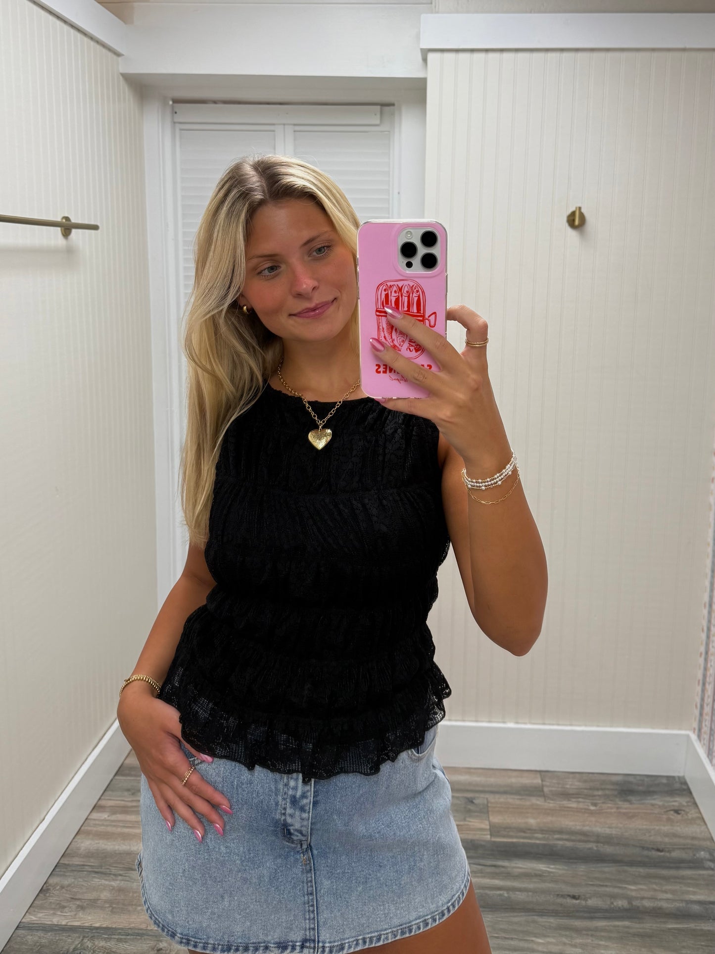 Black Lace Top