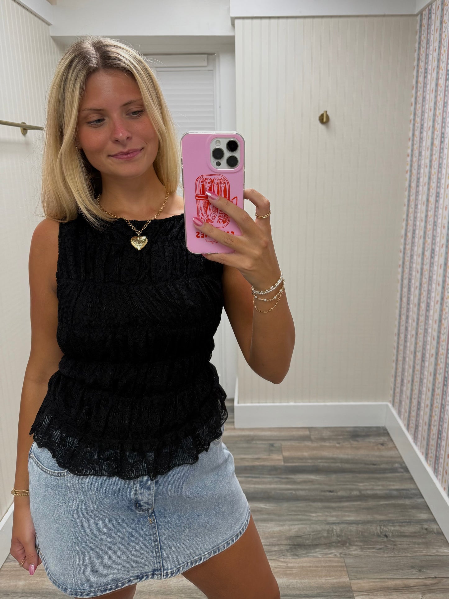 Black Lace Top