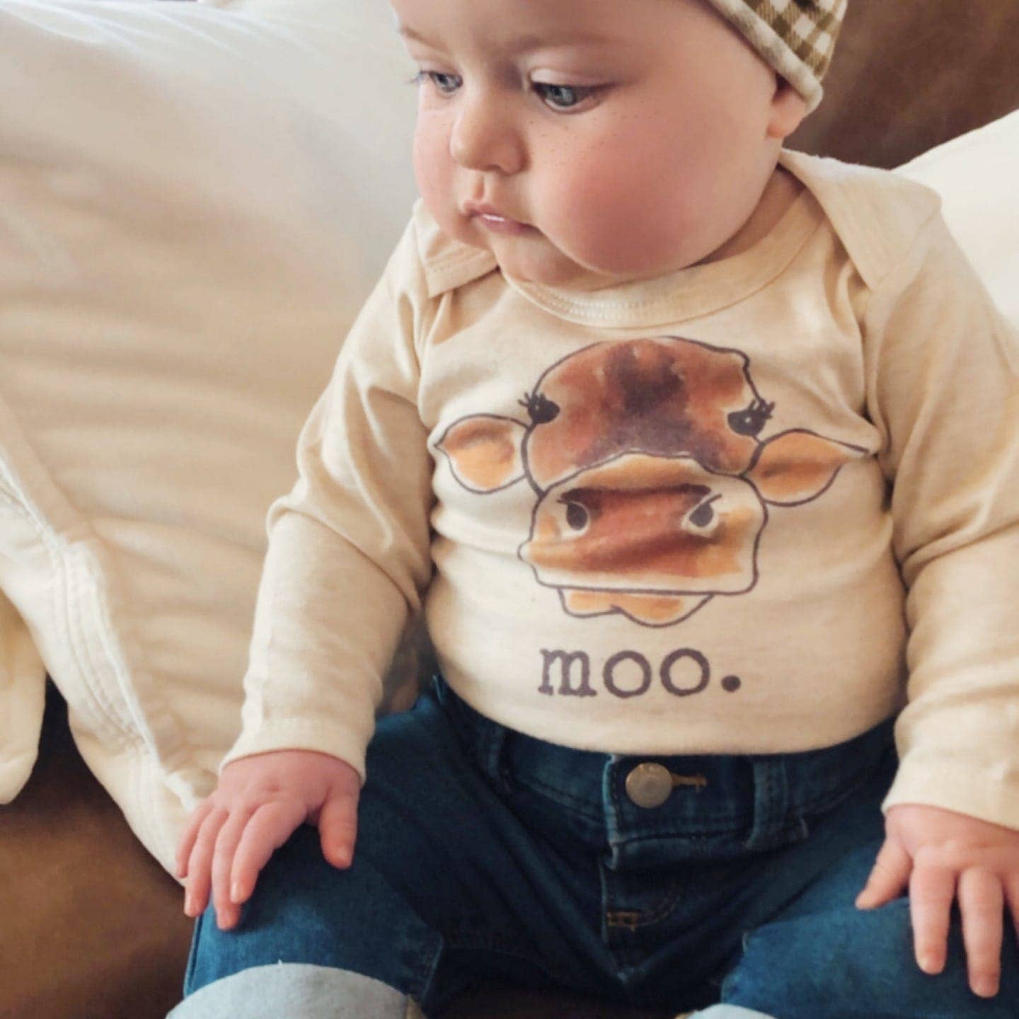 MOO Cow Onesie
