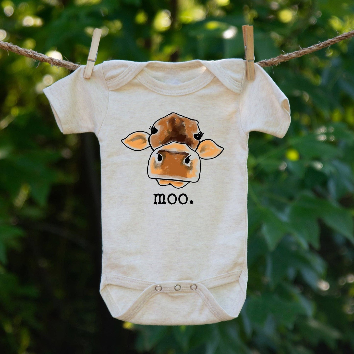 MOO Cow Onesie