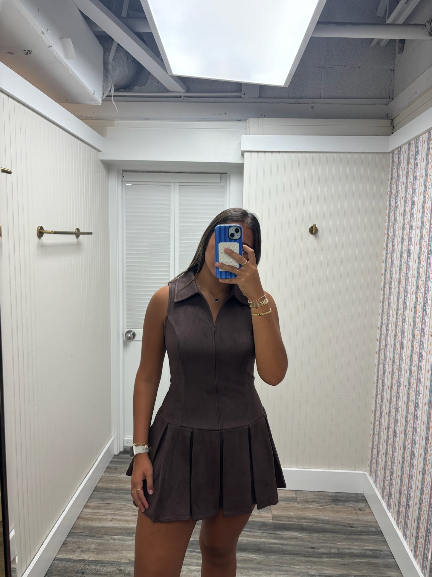 Suede Mini Dress PD6687