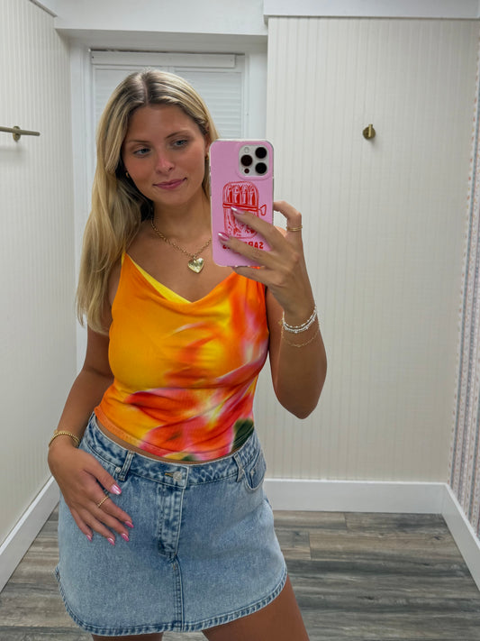 Twist Mesh Top