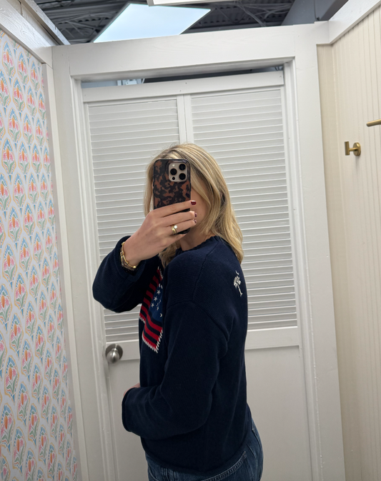 Organic Proud American Sweater