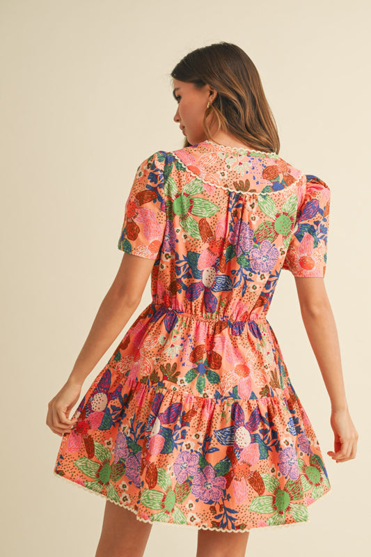 Lace & Petals Bold Edge Dress