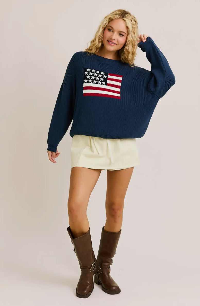 Round Neck Sweater Top