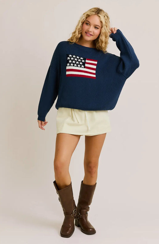Round Neck Sweater Top