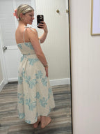 Linen Crop Top/Maxi Set