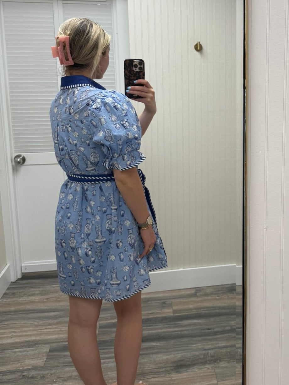 Vases Shirt Dress
