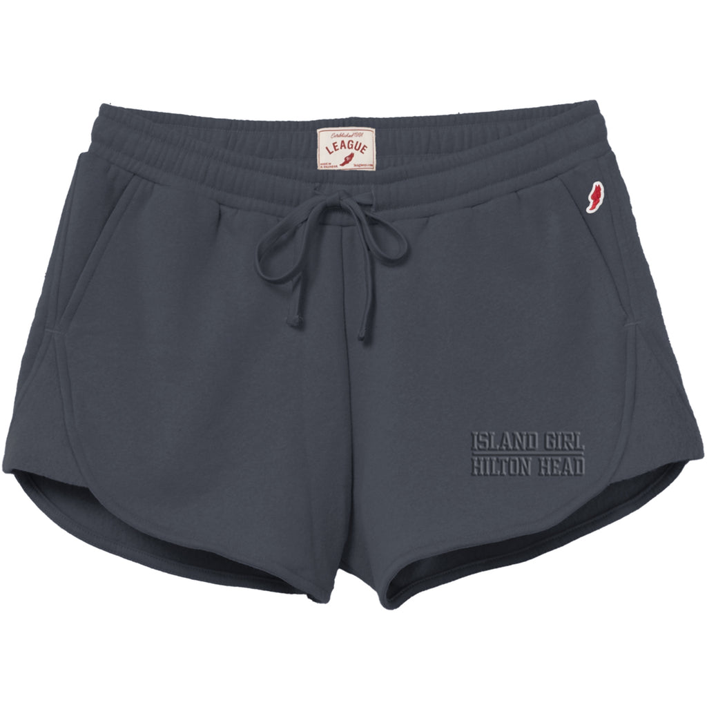 Reverse Fleece Short Island Girl