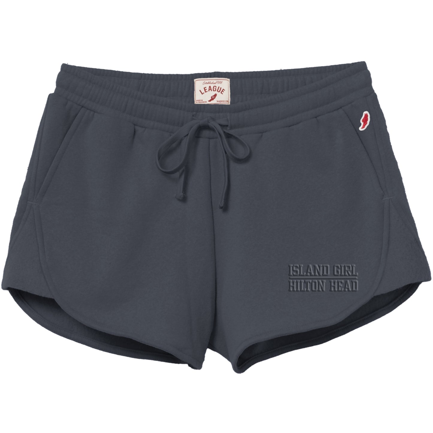 Reverse Fleece Short Island Girl