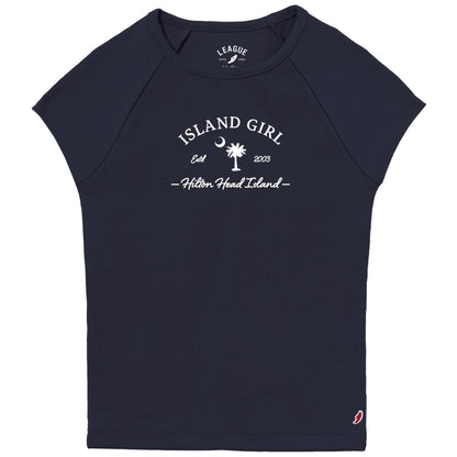 Island girl Rib Babydoll Tee