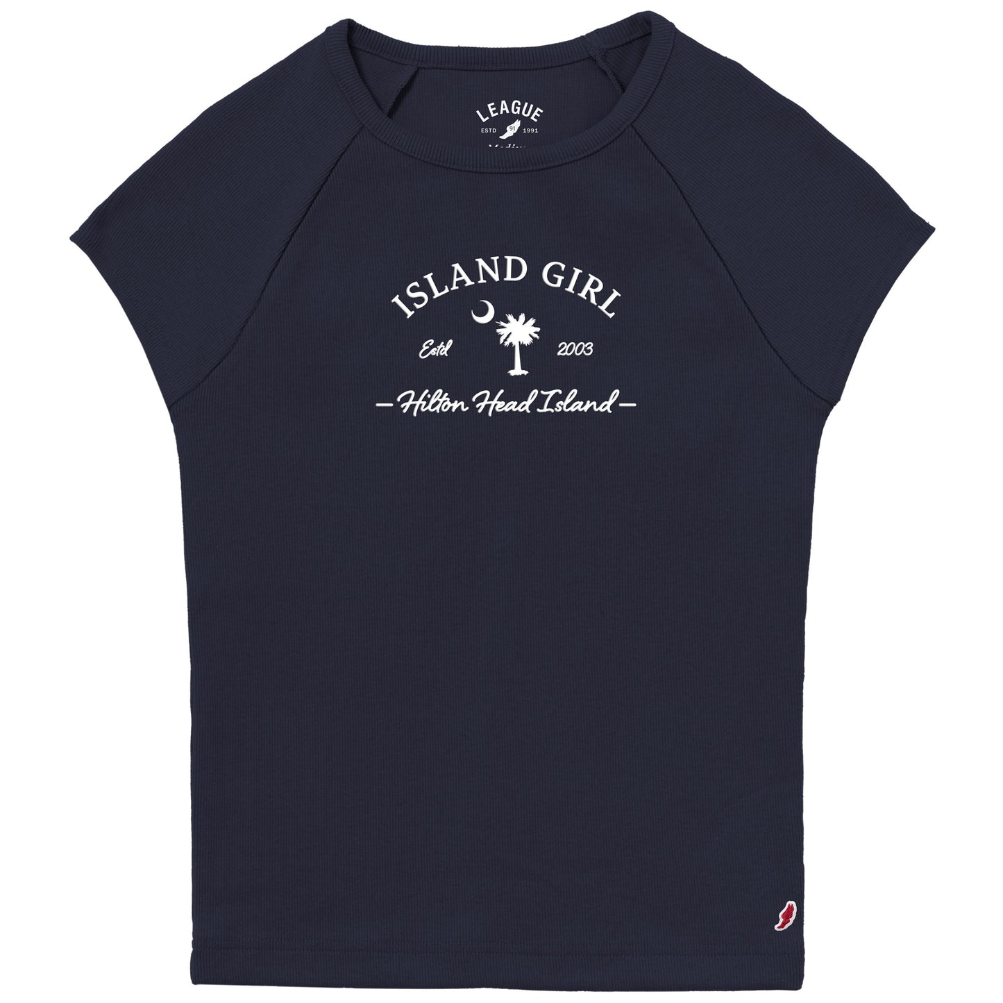 Island girl Rib Babydoll Tee