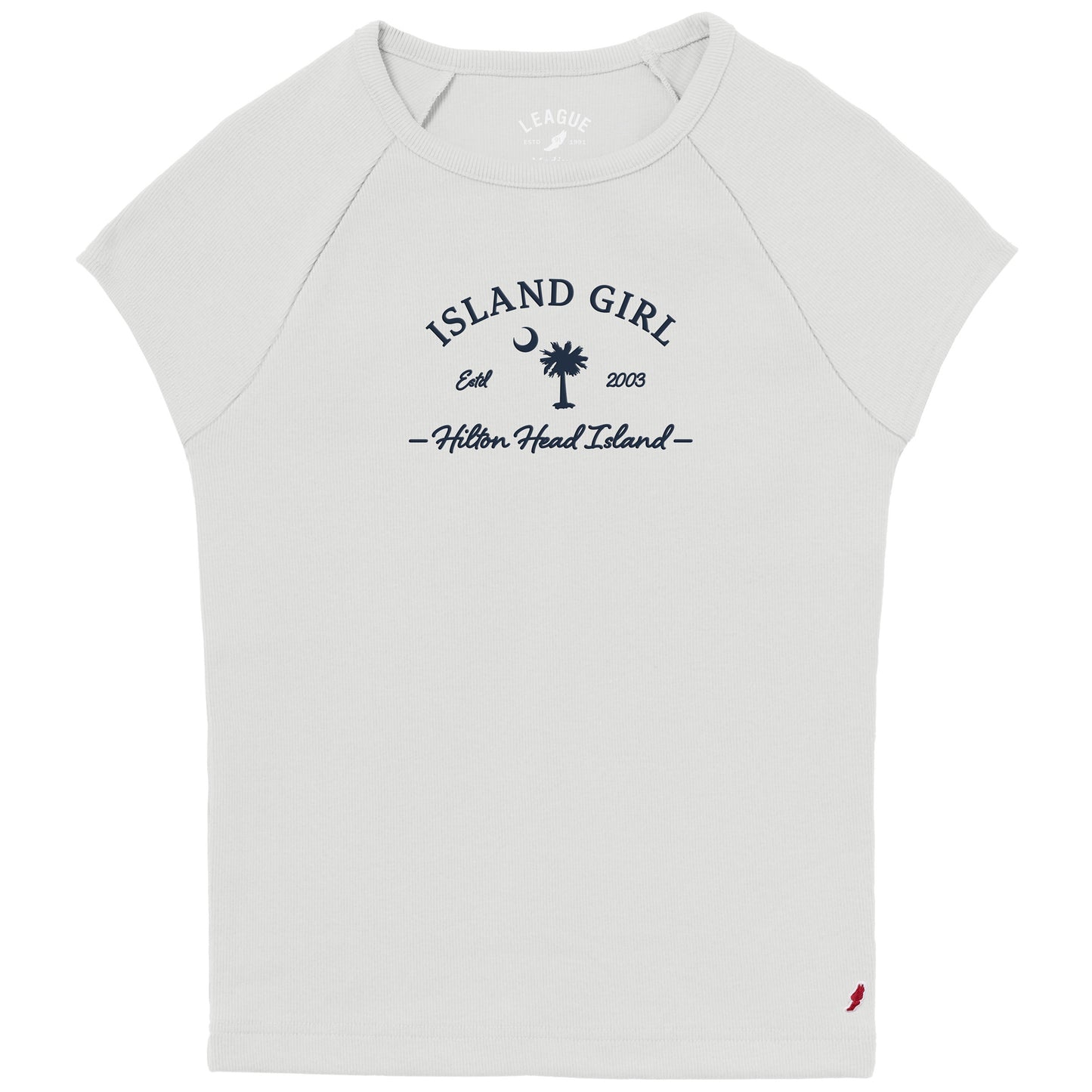 Island girl Rib Babydoll Tee
