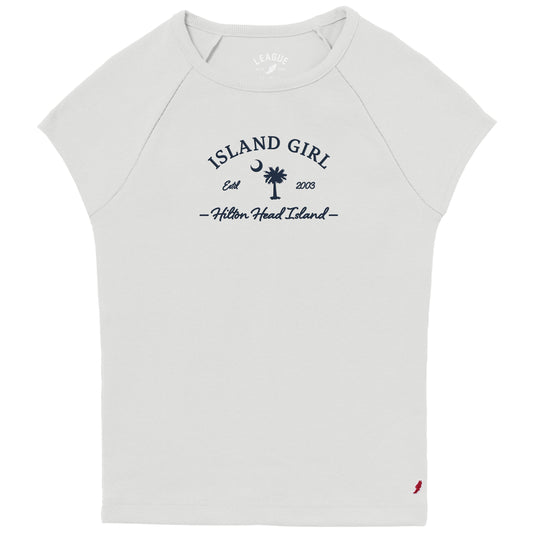 Island girl Rib Babydoll Tee