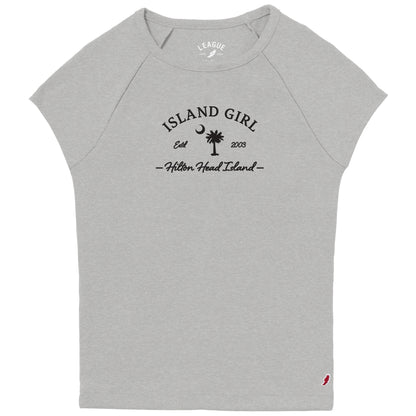 Island girl Rib Babydoll Tee