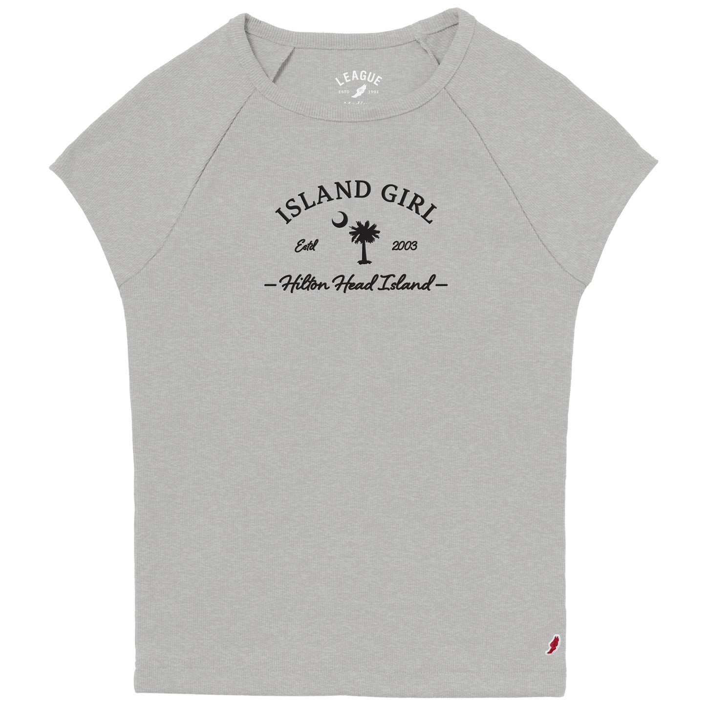 Island girl Rib Babydoll Tee