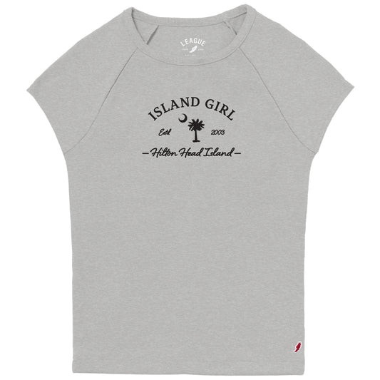 Island girl Rib Babydoll Tee