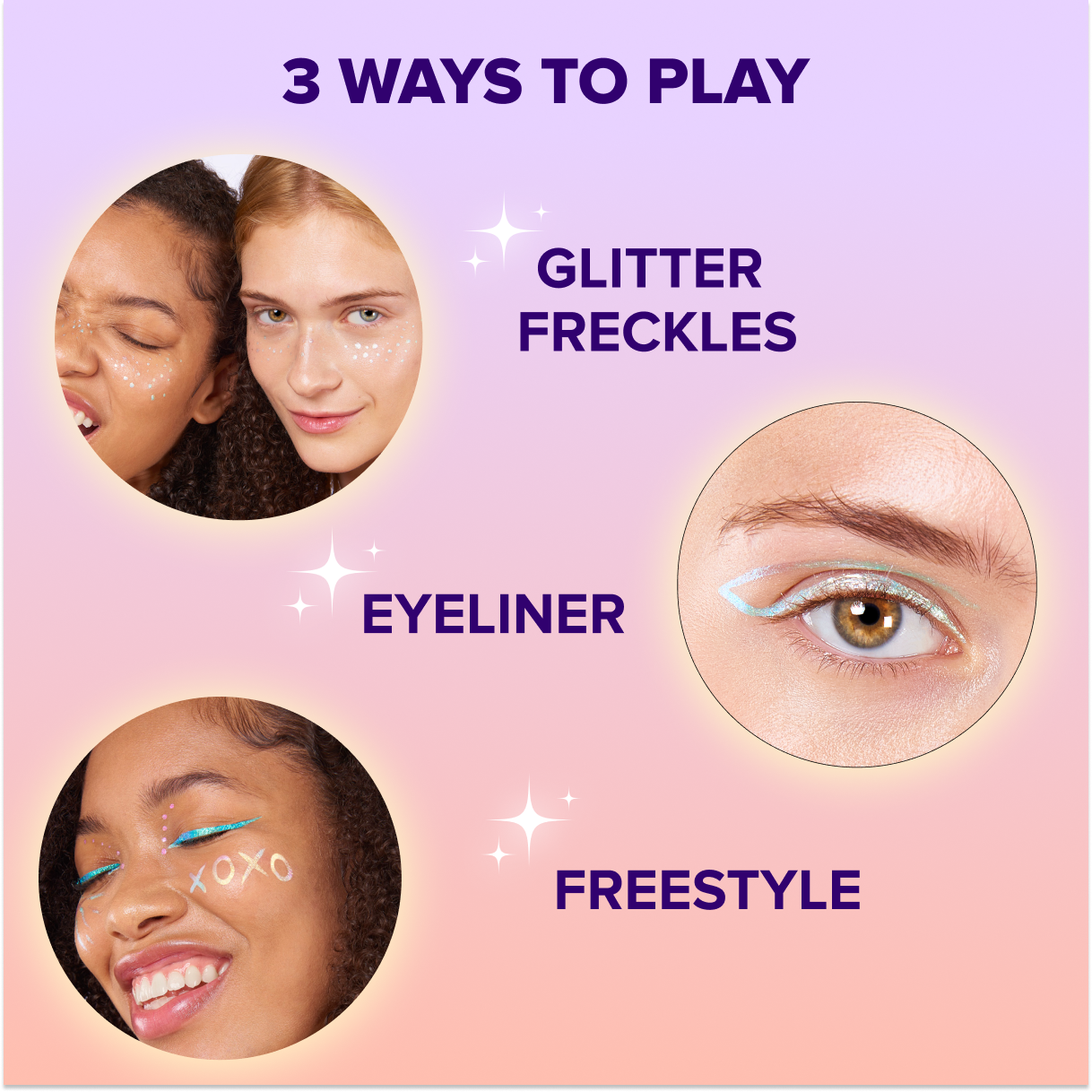 KiraKira MOOD-Pink | Glitter Freckle Pen | Eyeliner Pen