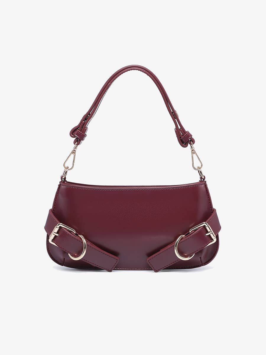 JN2777 Winnipeg Adjustable Shoulder Bag w/ Buckle Detail