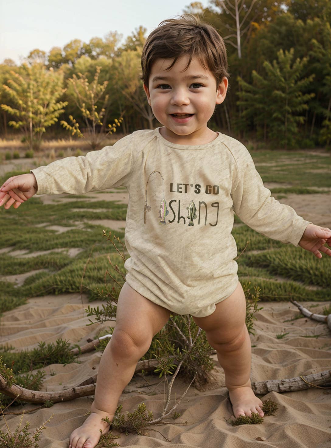 Let's go fishing Lake Fish Boy