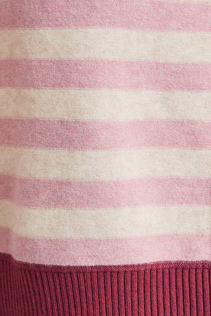 LONG SLEEVE STRIPE CARDIGAN