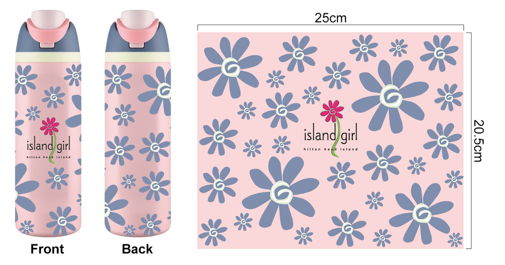 Island Girl Water bottles