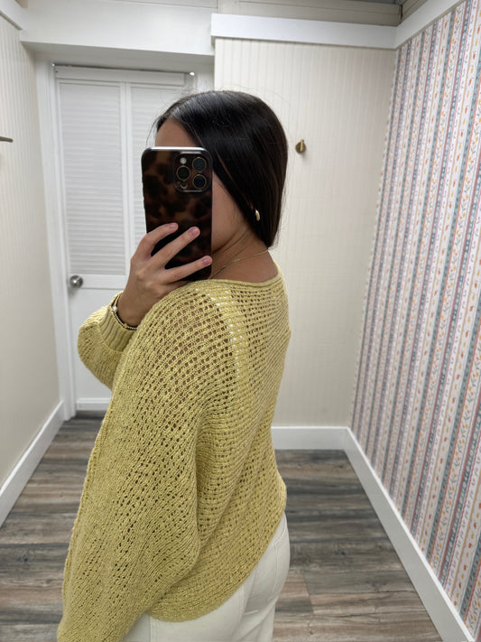 Dusty Lemon Sweater Knit