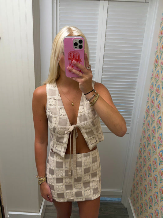 Jacquard mini Skirt