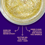 Original Glitter Gel | Bling-Gold | Body Glitter | Shimmer