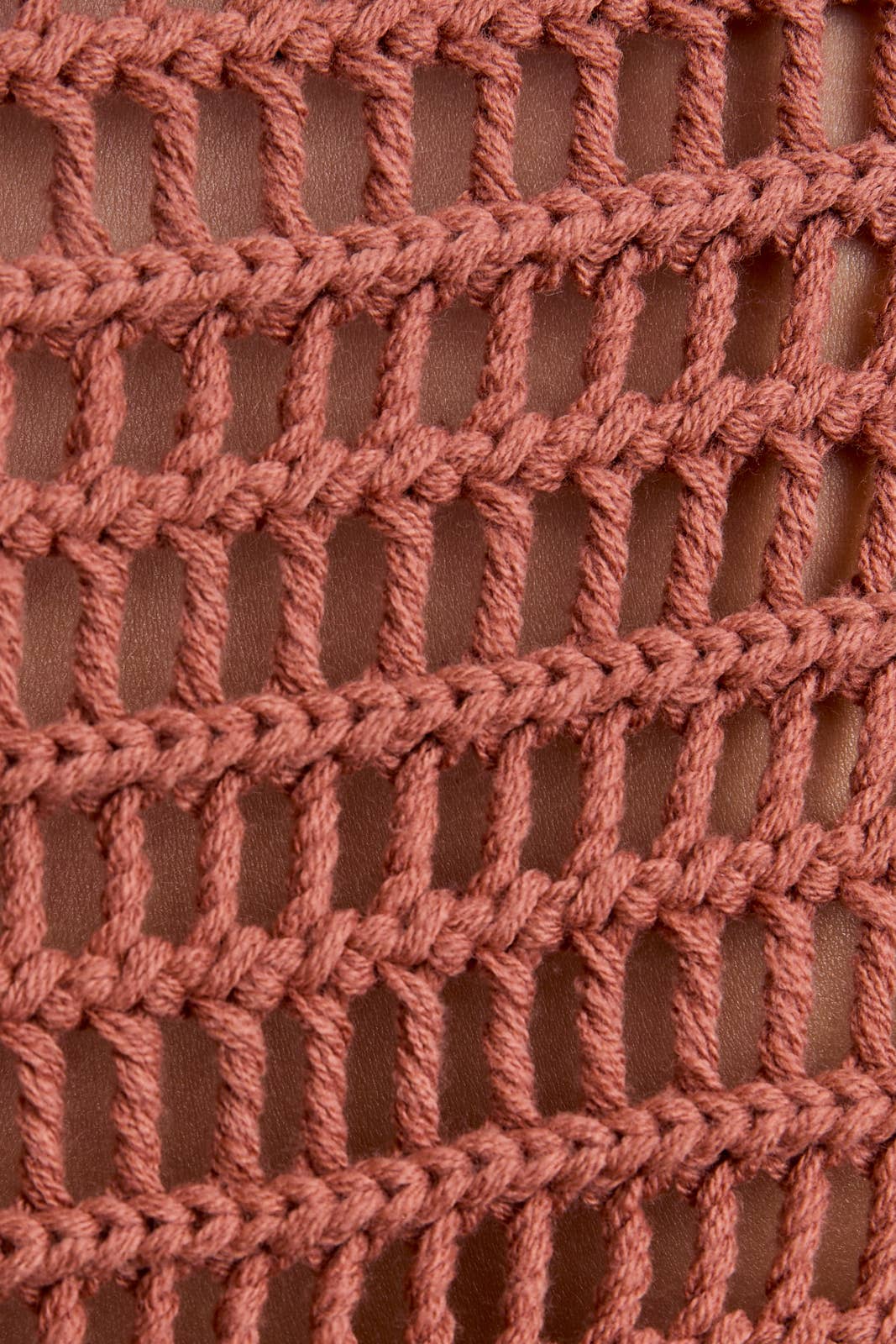 BOAT NECK OPENWORK SWEATER TOP