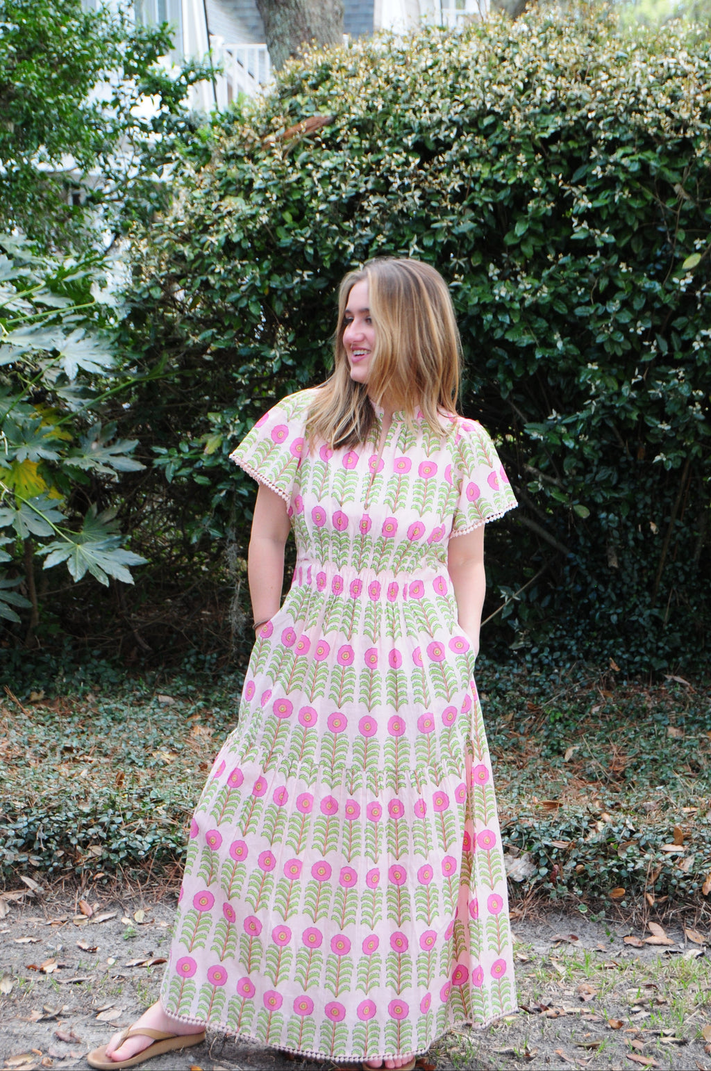 Rows of Flowers Dress