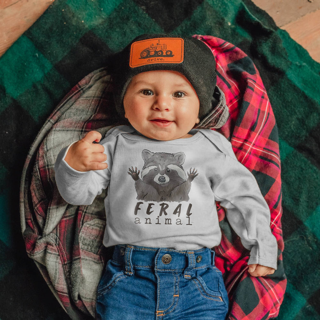 "Feral Animal" Woodland Raccoon Outdoor Baby Boy Clothing