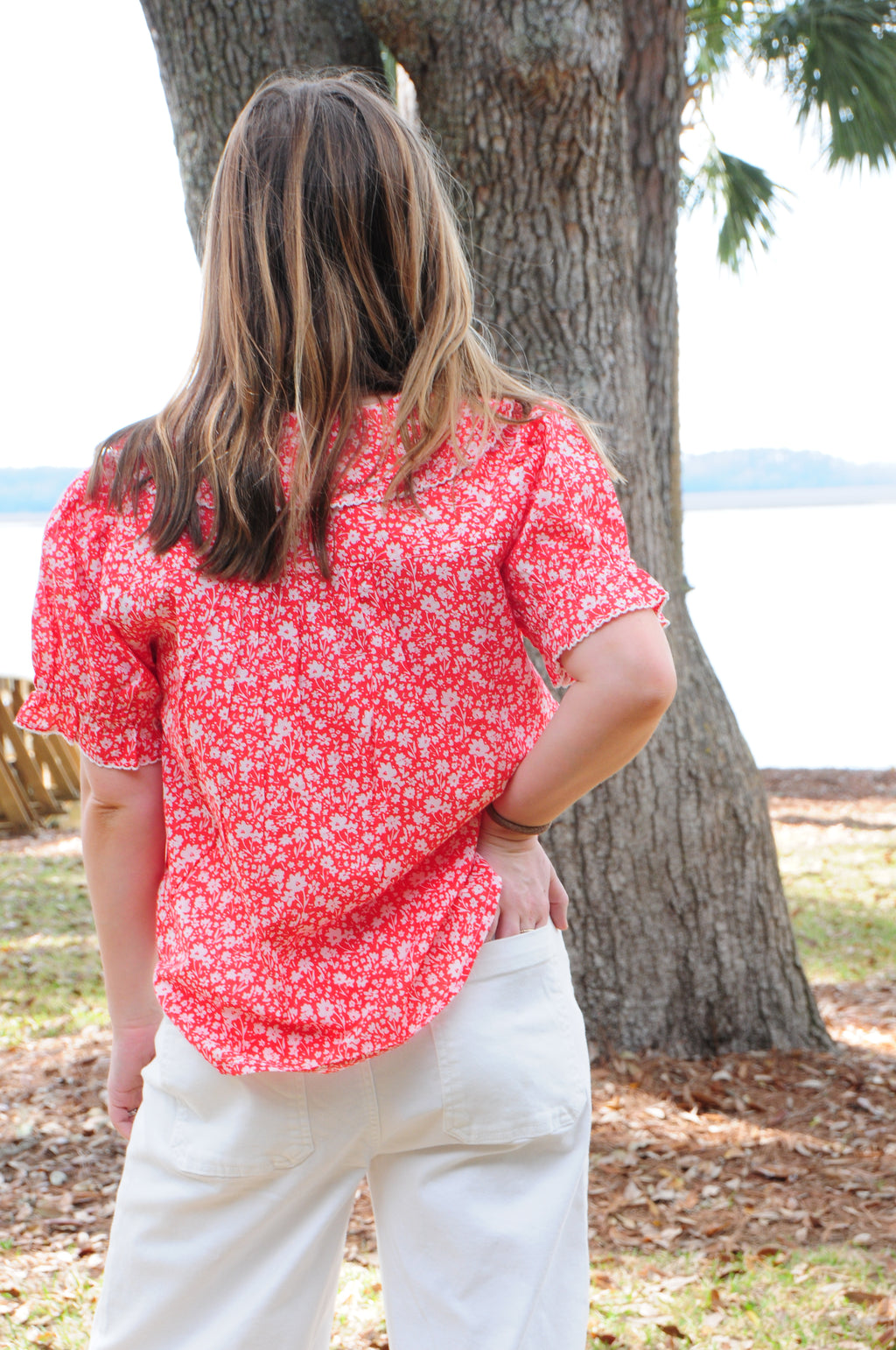 Ditsy Poet Top
