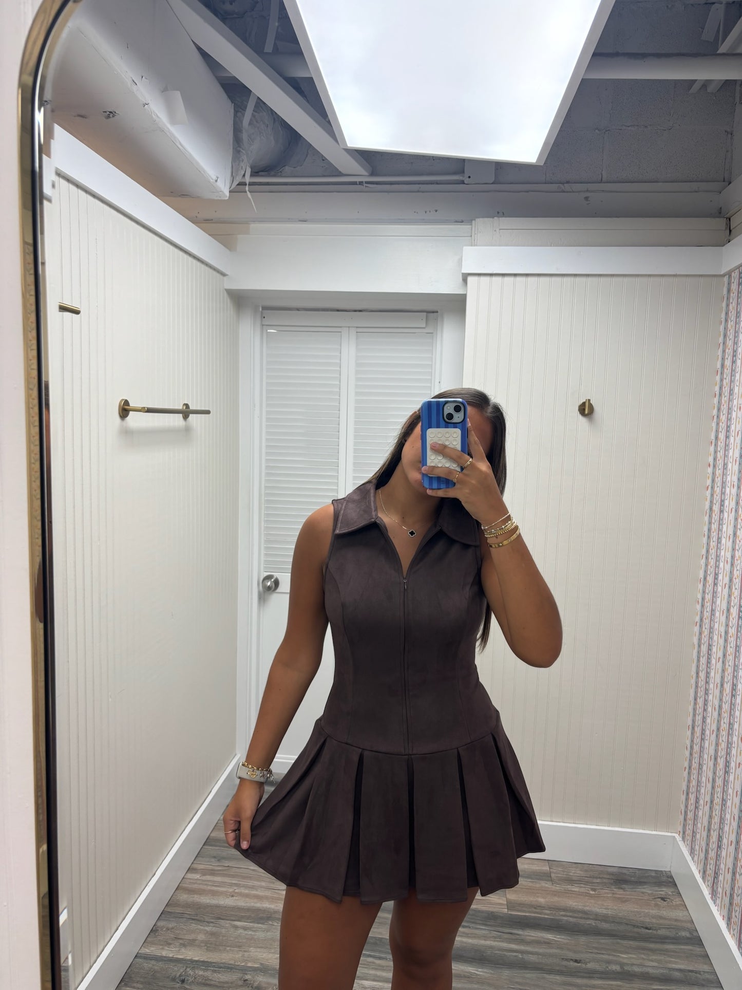 Suede Mini Dress PD6687