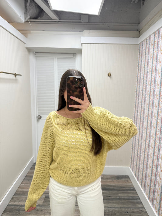 Dusty Lemon Sweater Knit