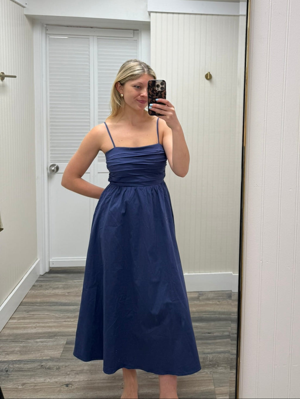 Pleated Maxi Dress