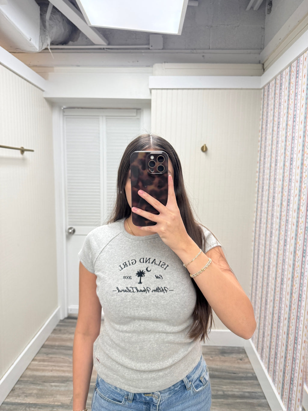 Island girl Rib Babydoll Tee