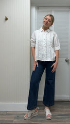 Tuxedo Gauze Shirt