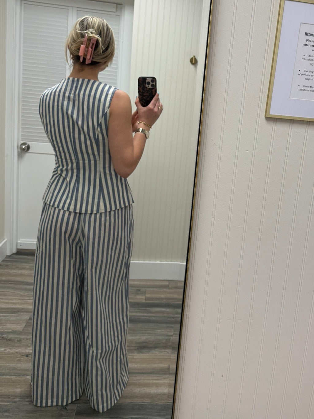 Striped Flowy Pants
