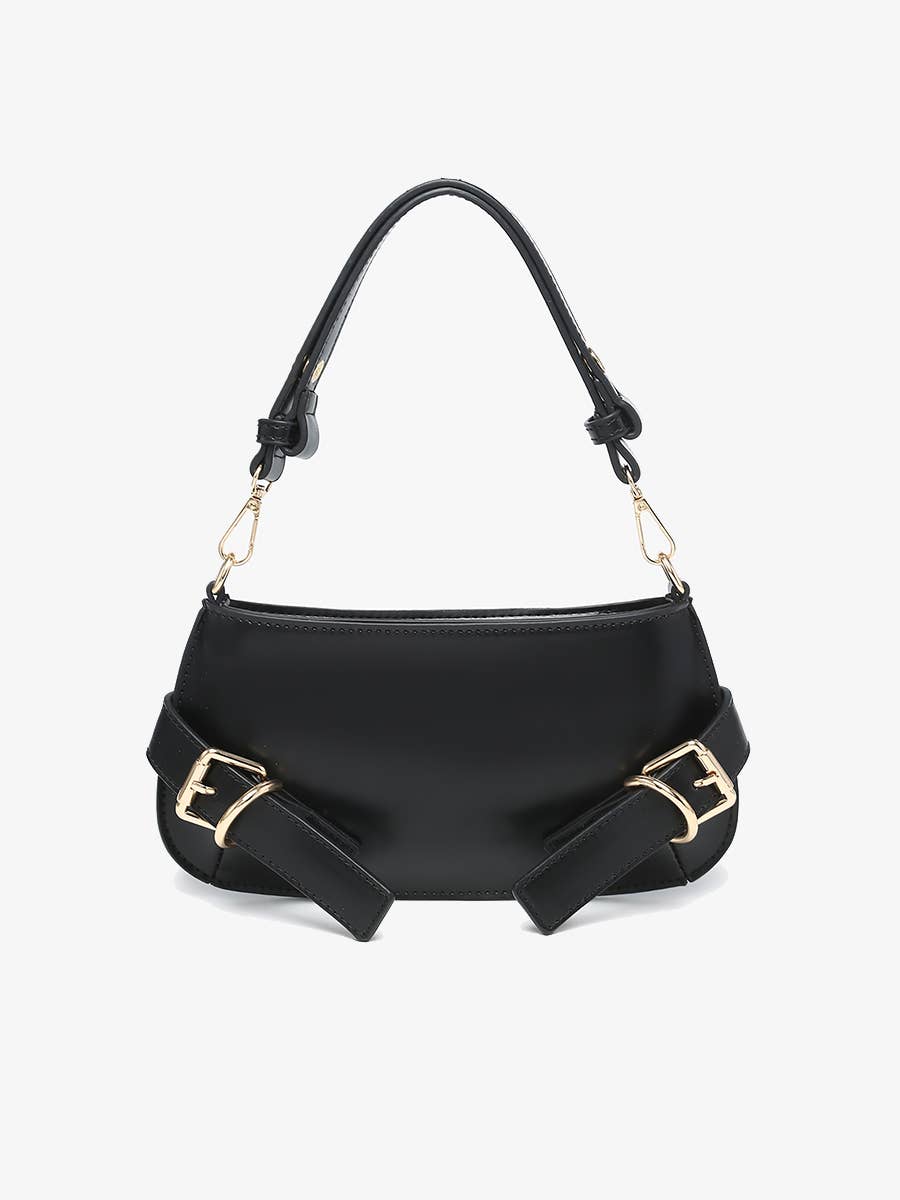 JN2777 Winnipeg Adjustable Shoulder Bag w/ Buckle Detail