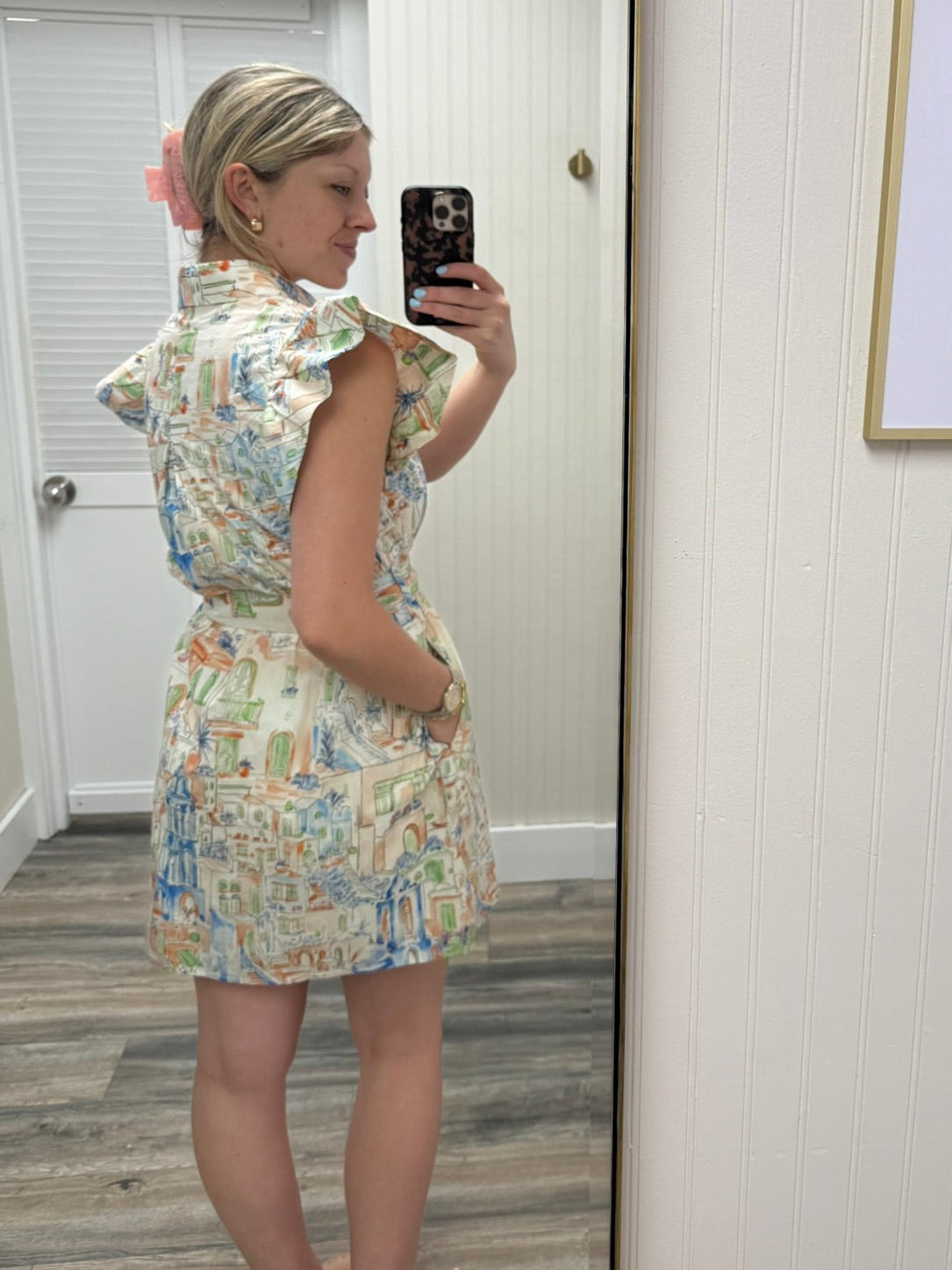 European City Shirt Dress