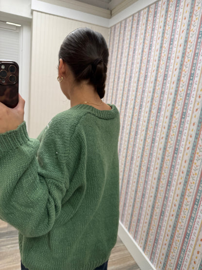 Christmas Knit Sweater Cardigan