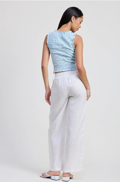 Sleeveless Ruffle top