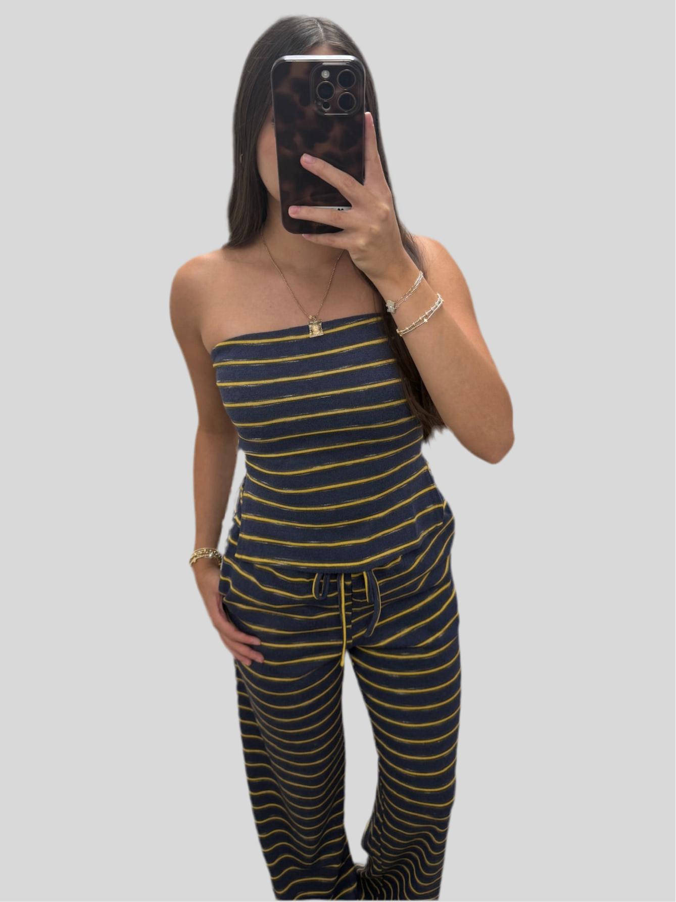 Striped Pants Vintage Navy