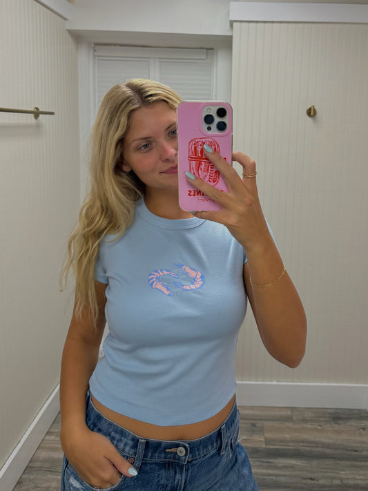 Two Little Shrimp Baby Tee